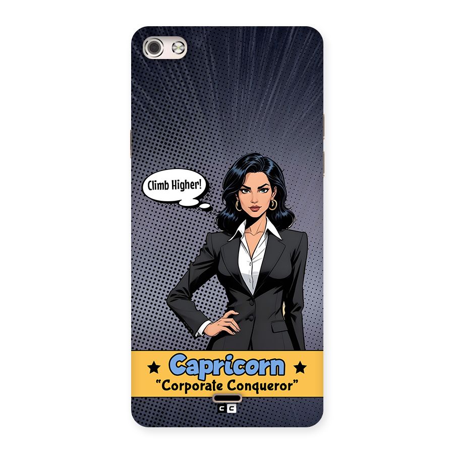 Conqueror Capricorn Back Case for Canvas Silver 5