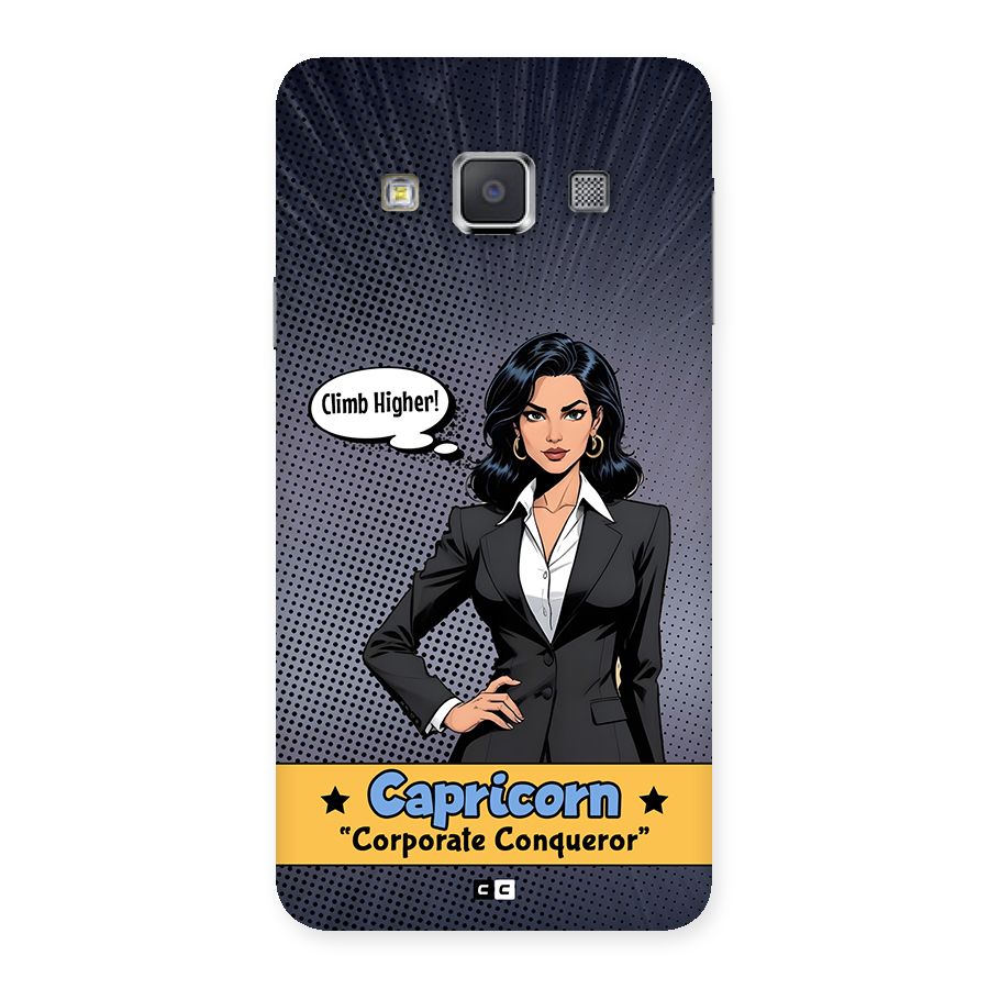 Conqueror Capricorn Back Case for Galaxy A3
