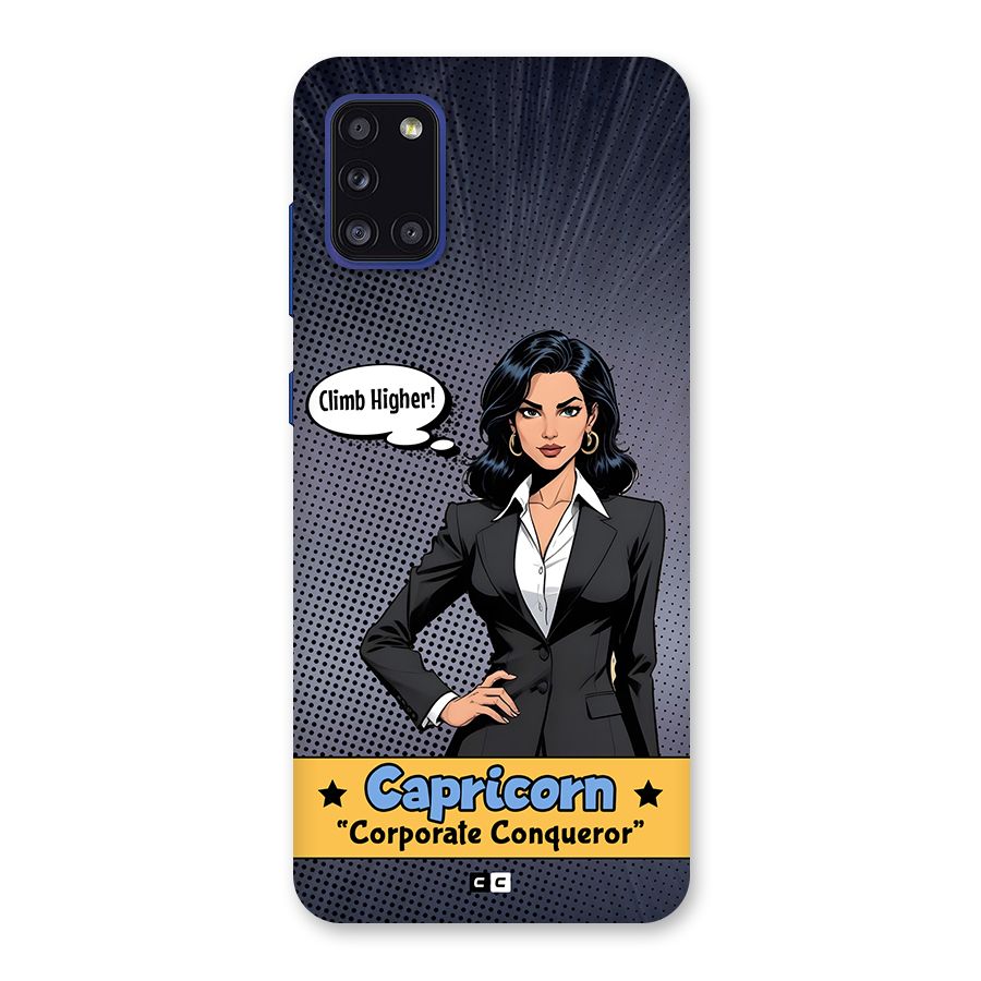 Conqueror Capricorn Back Case for Galaxy A31