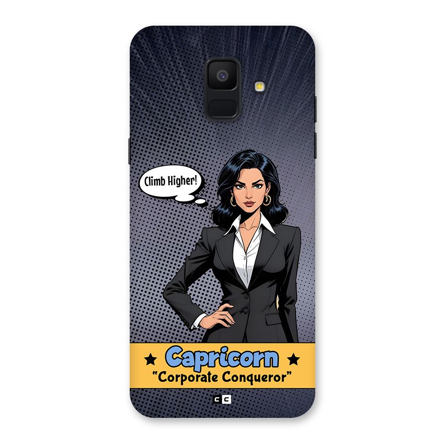 Conqueror Capricorn Back Case for Galaxy A6 (2018)