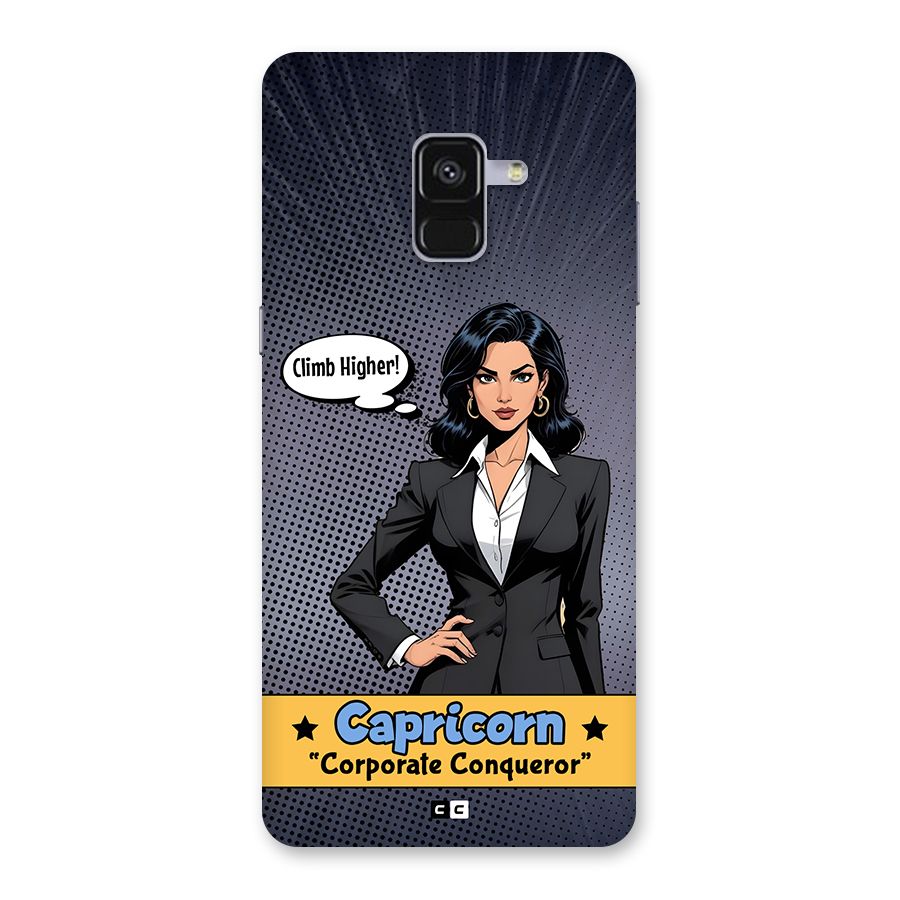 Conqueror Capricorn Back Case for Galaxy A8 Plus