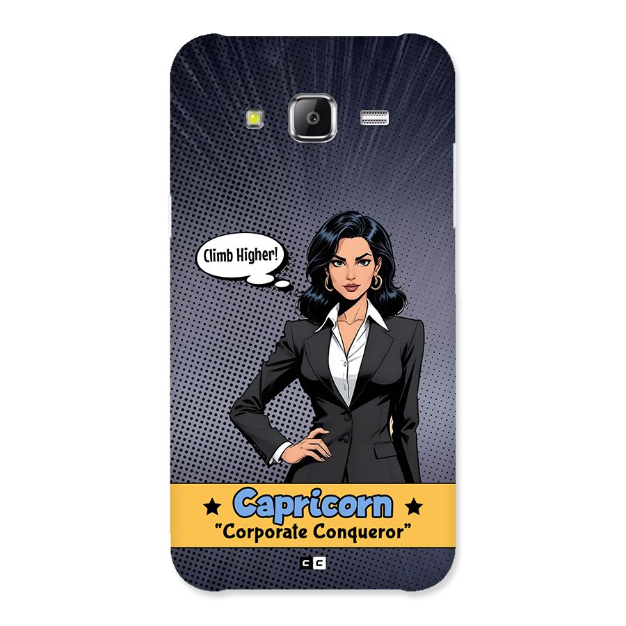 Conqueror Capricorn Back Case for Galaxy J2 Prime