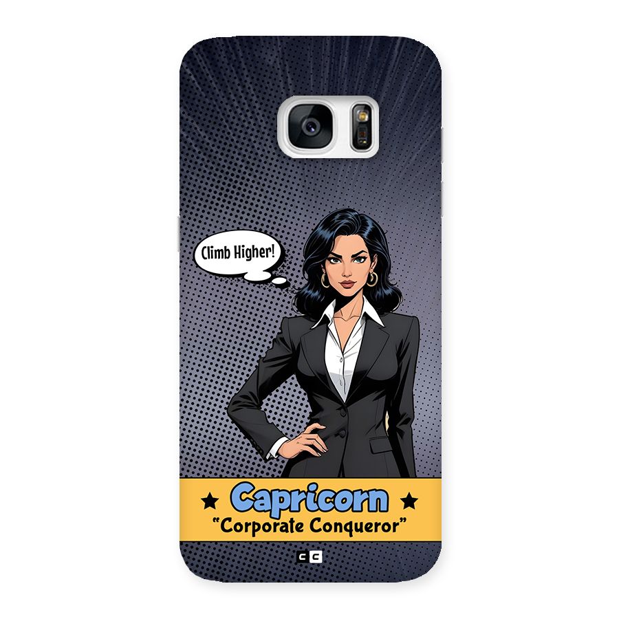 Conqueror Capricorn Back Case for Galaxy S7 Edge