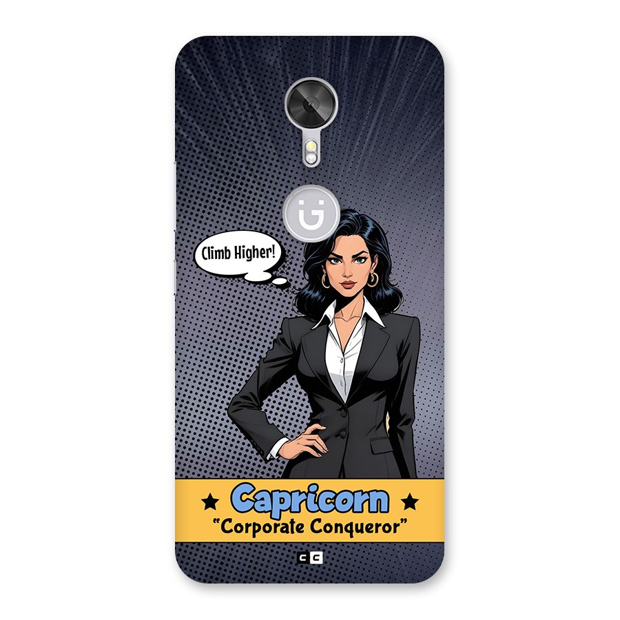 Conqueror Capricorn Back Case for Gionee A1