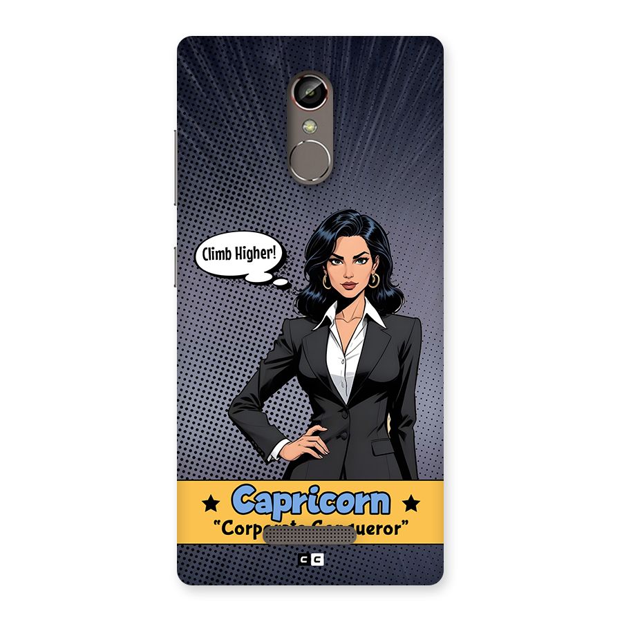 Conqueror Capricorn Back Case for Gionee S6s