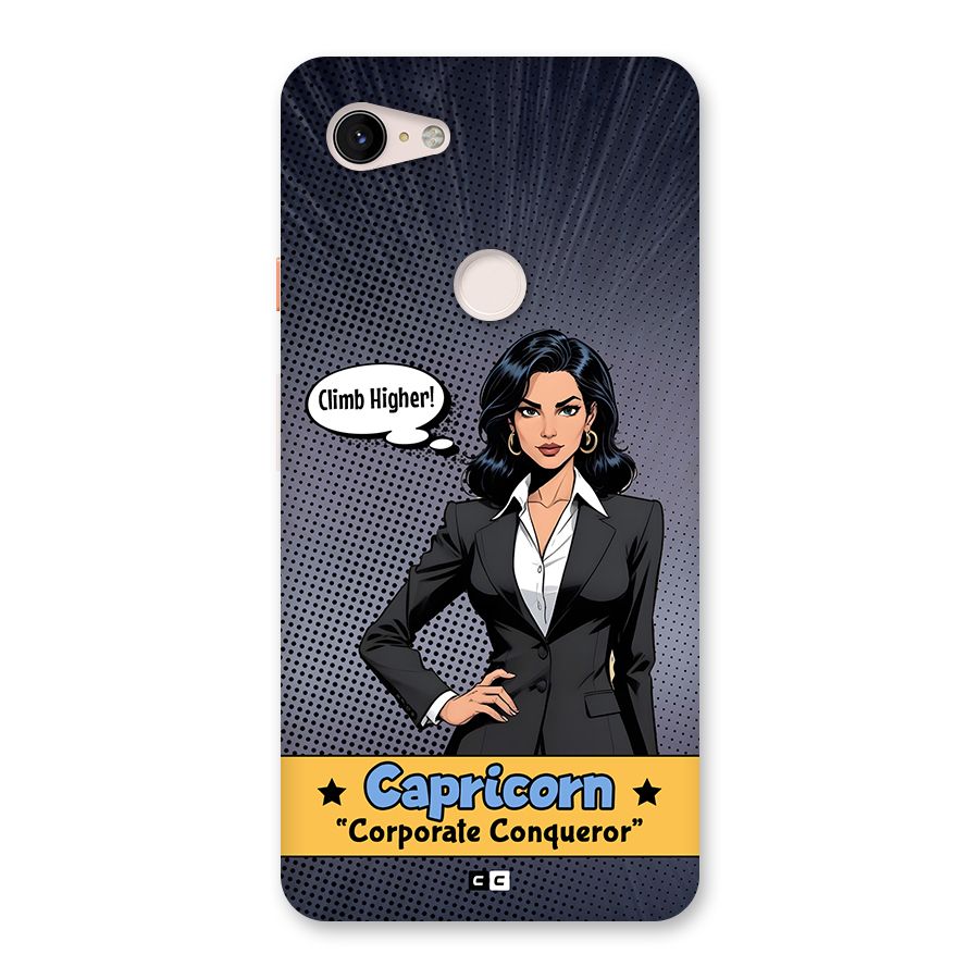 Conqueror Capricorn Back Case for Google Pixel 3 XL