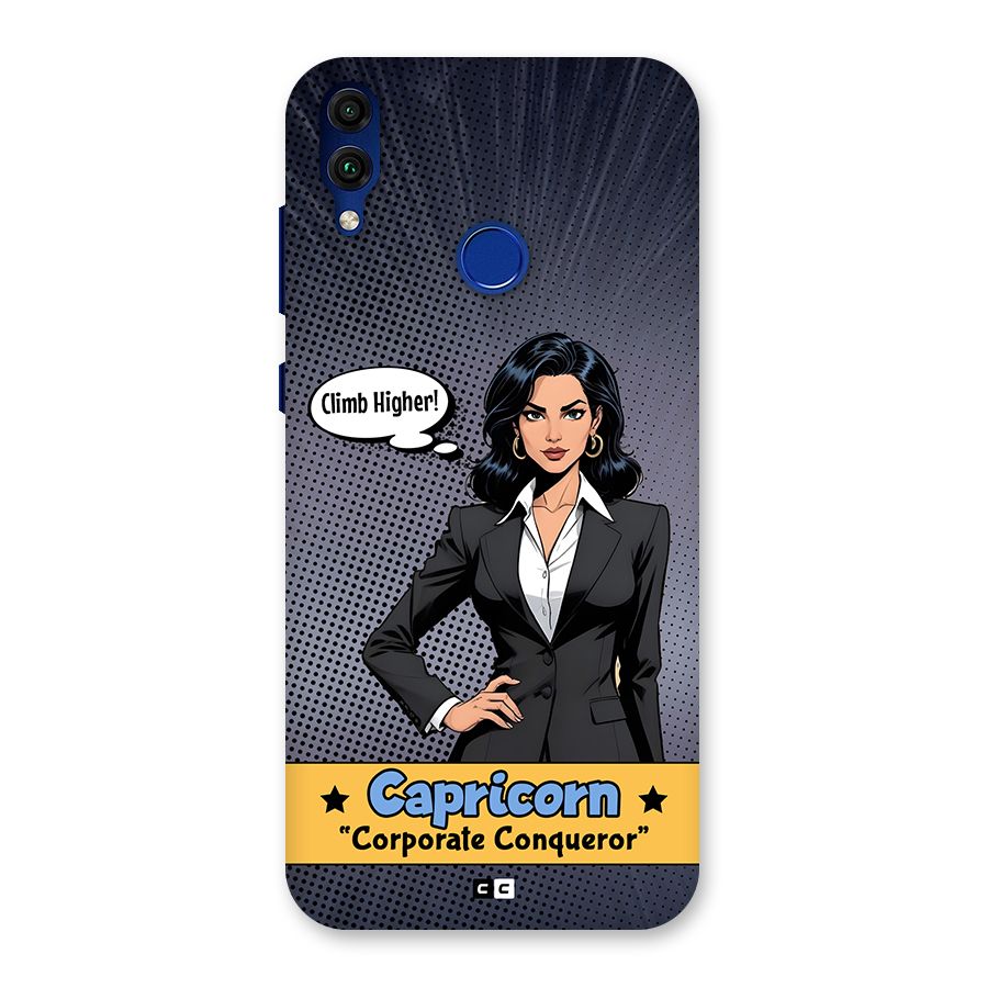 Conqueror Capricorn Back Case for Honor 8C
