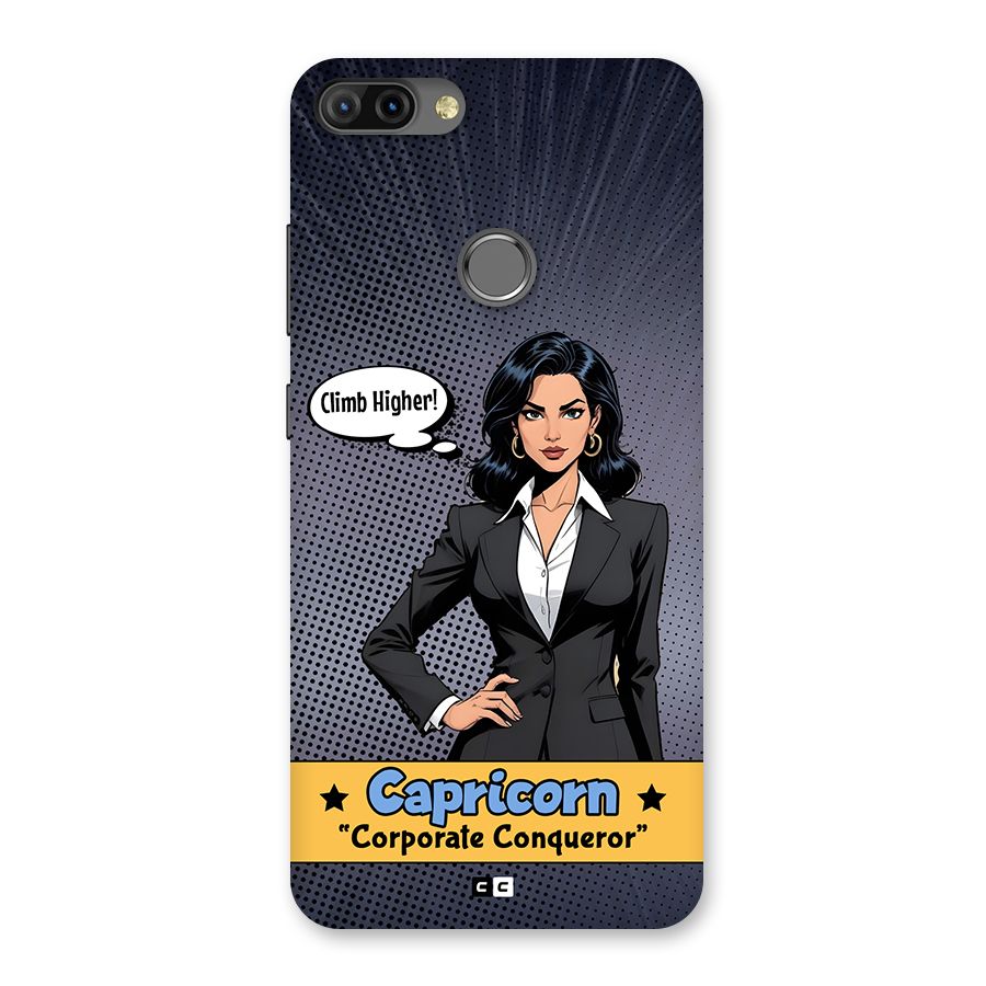 Conqueror Capricorn Back Case for Infinix Hot 6 Pro