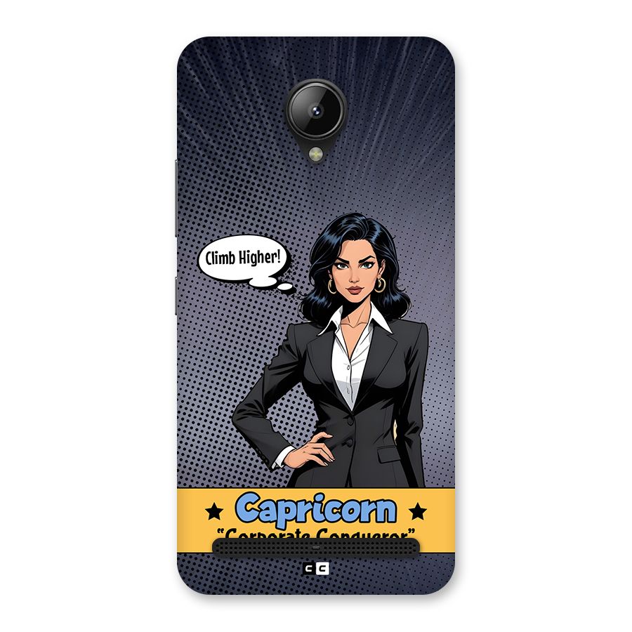 Conqueror Capricorn Back Case for Lenovo C2
