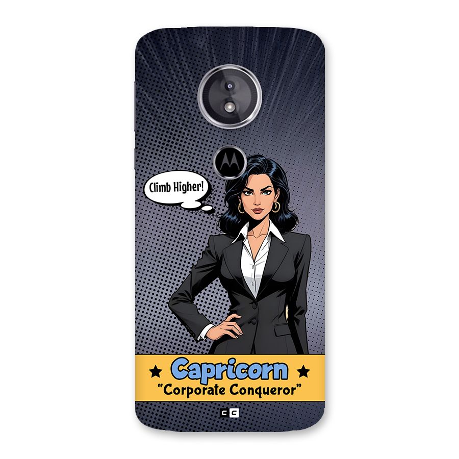 Conqueror Capricorn Back Case for Moto E5