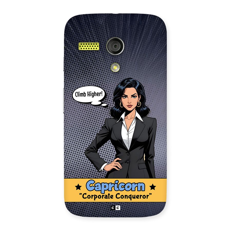 Conqueror Capricorn Back Case for Moto G