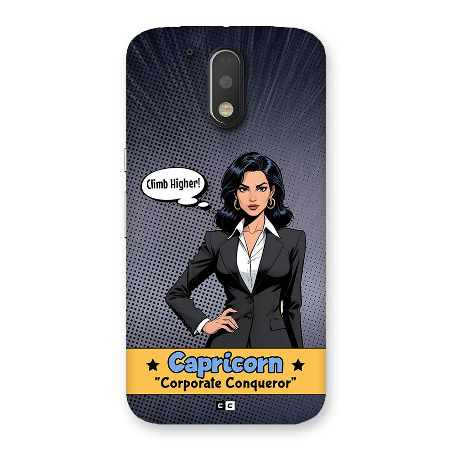 Conqueror Capricorn Back Case for Moto G4