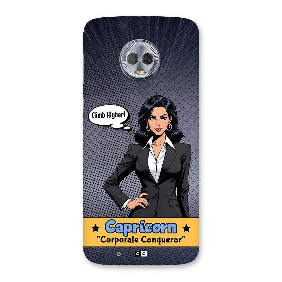 Conqueror Capricorn Back Case for Moto G6