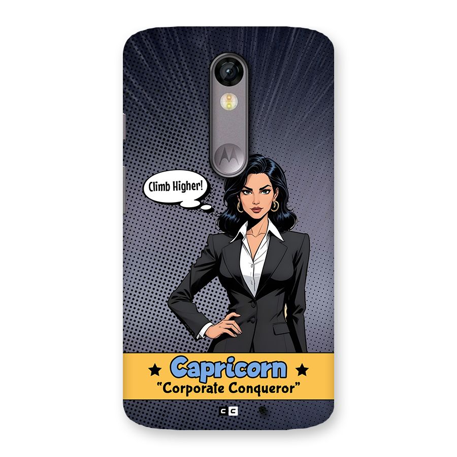 Conqueror Capricorn Back Case for Moto X Force