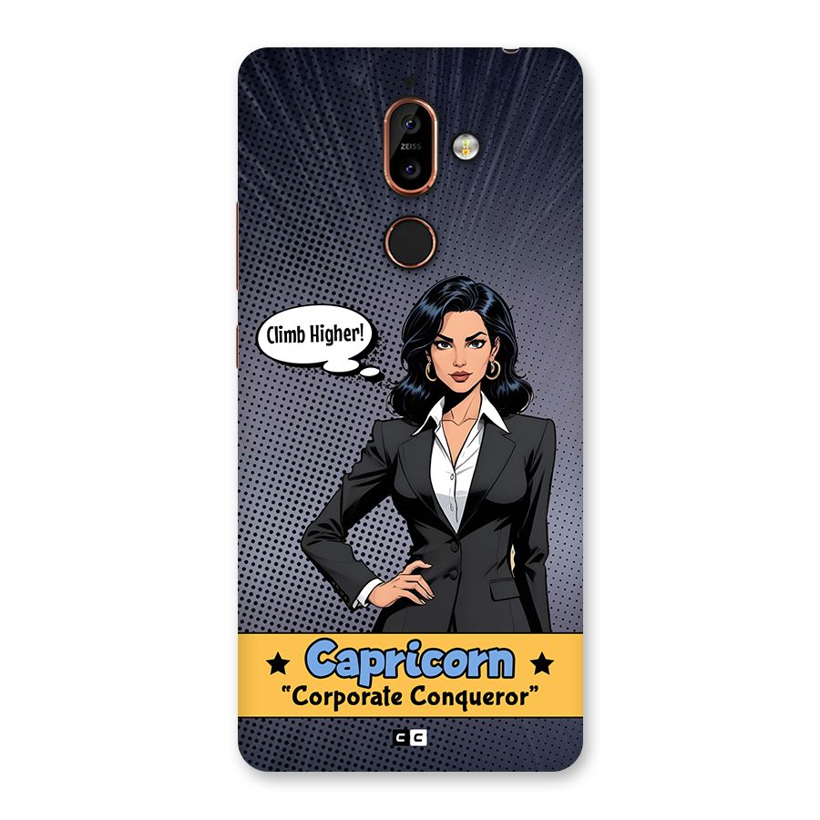Conqueror Capricorn Back Case for Nokia 7 Plus