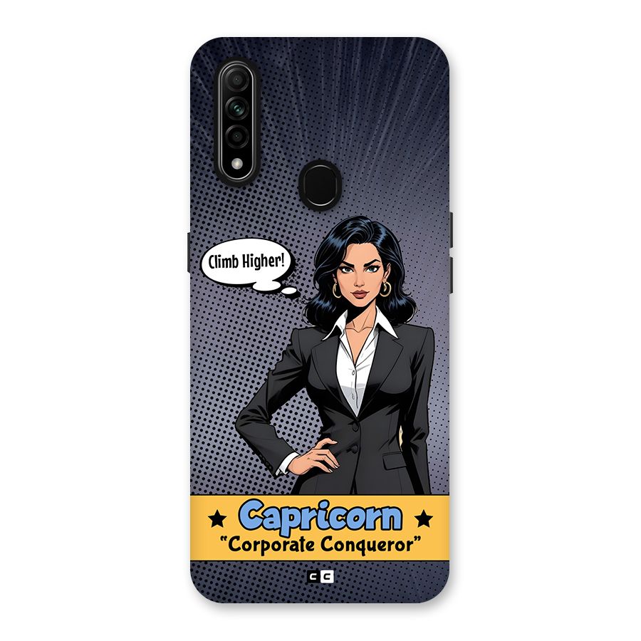 Conqueror Capricorn Back Case for Oppo A31