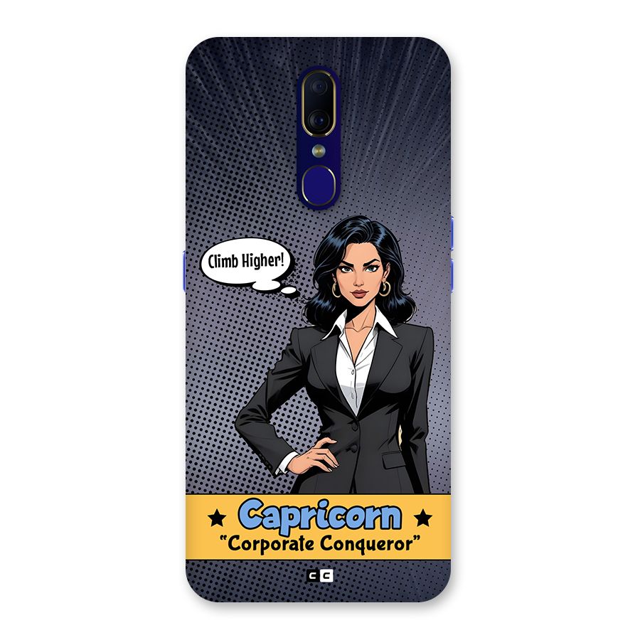Conqueror Capricorn Back Case for Oppo A9