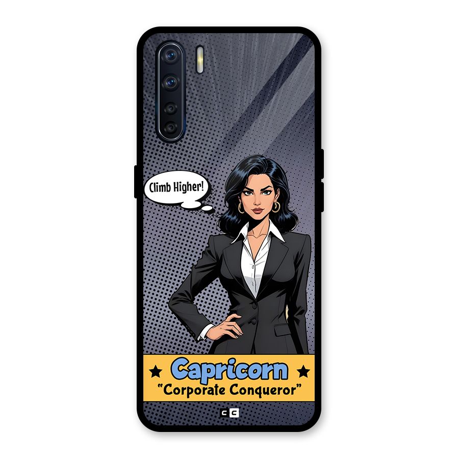 Conqueror Capricorn Back Case for Oppo F15