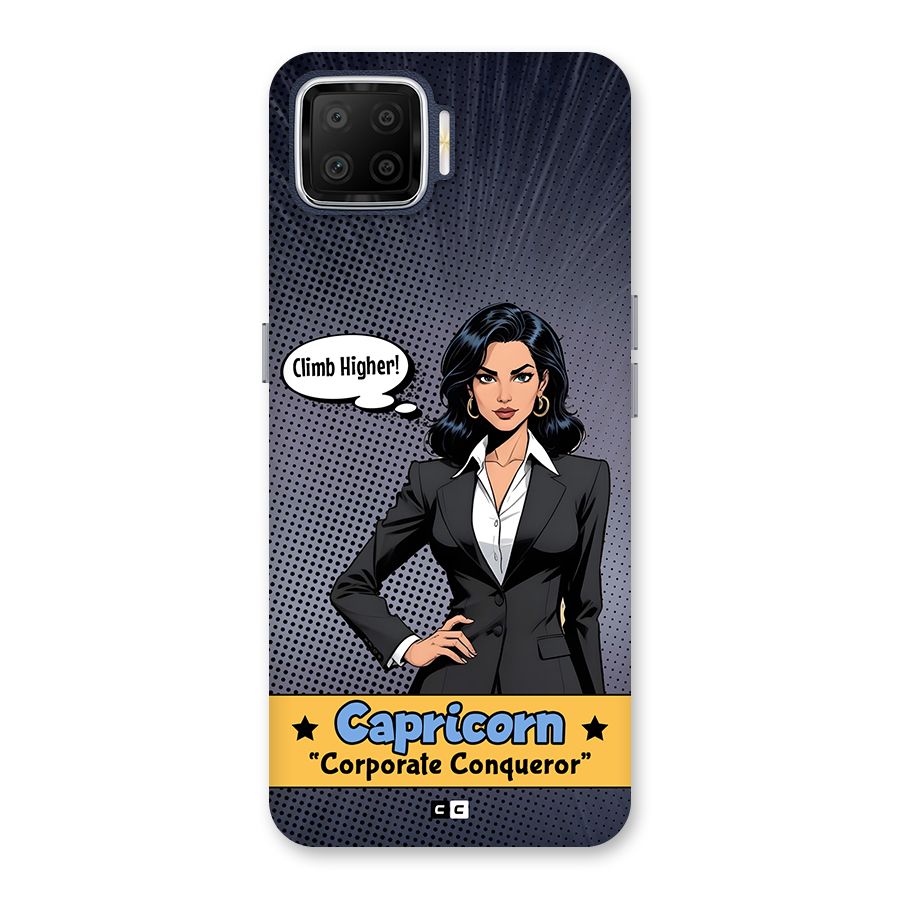 Conqueror Capricorn Back Case for Oppo F17
