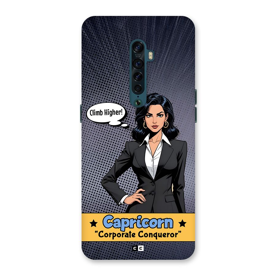 Conqueror Capricorn Back Case for Oppo Reno2