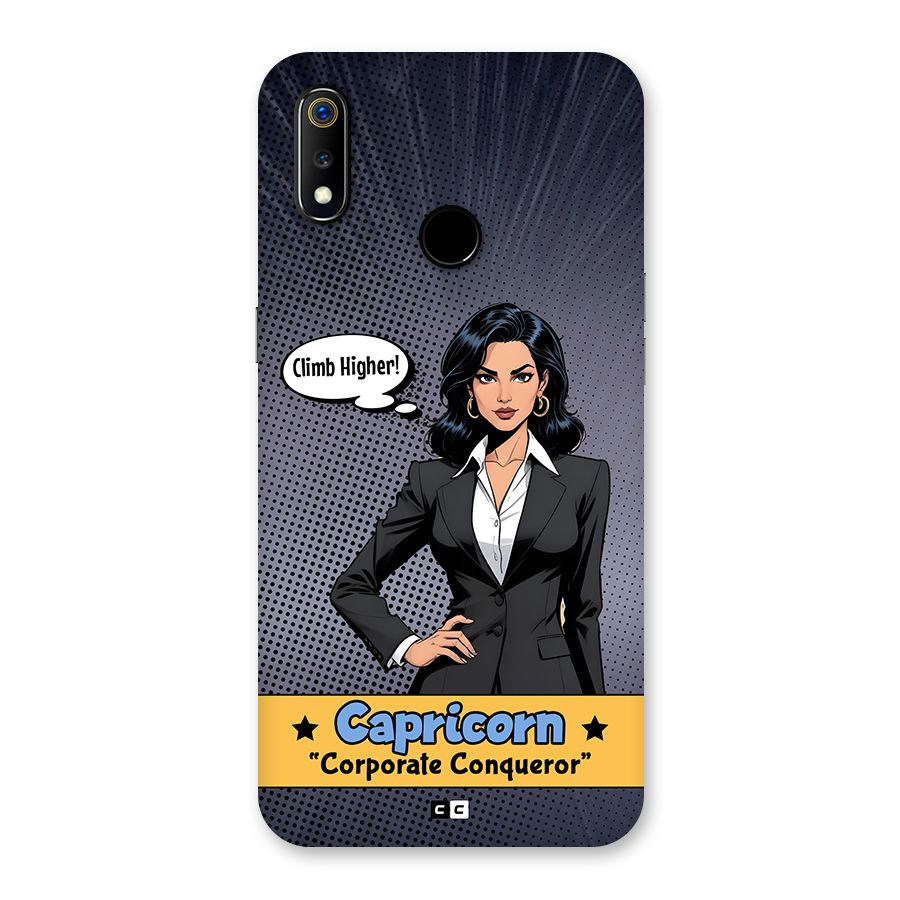 Conqueror Capricorn Back Case for Realme 3