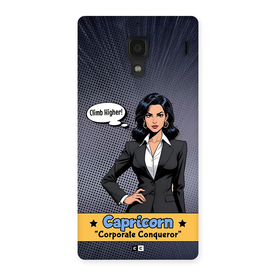 Conqueror Capricorn Back Case for Redmi 1s