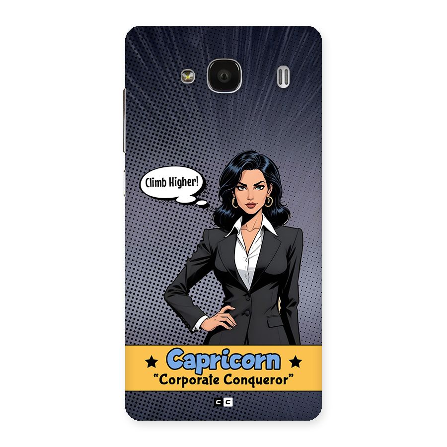Conqueror Capricorn Back Case for Redmi 2 Prime