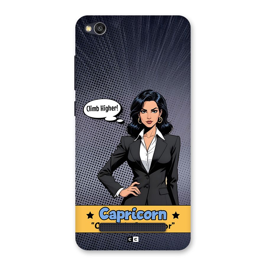 Conqueror Capricorn Back Case for Redmi 4A