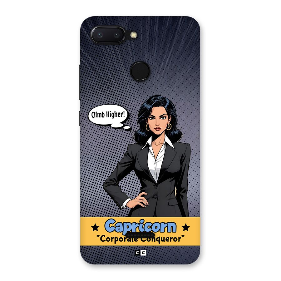 Conqueror Capricorn Back Case for Redmi 6
