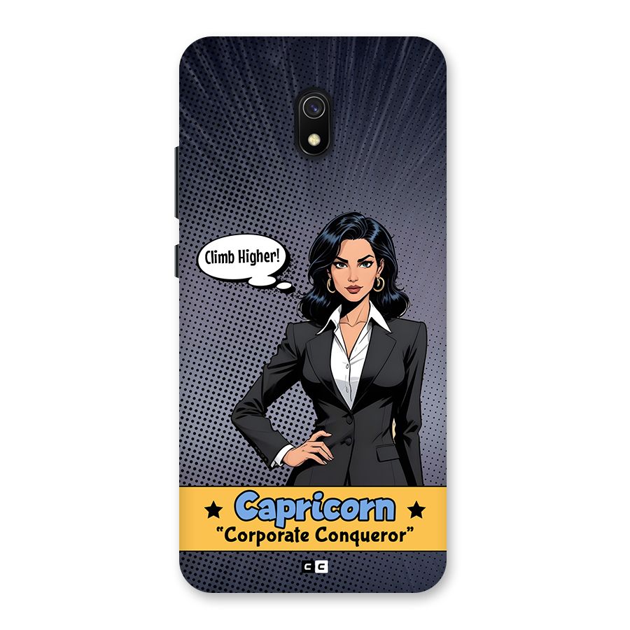 Conqueror Capricorn Back Case for Redmi 8A