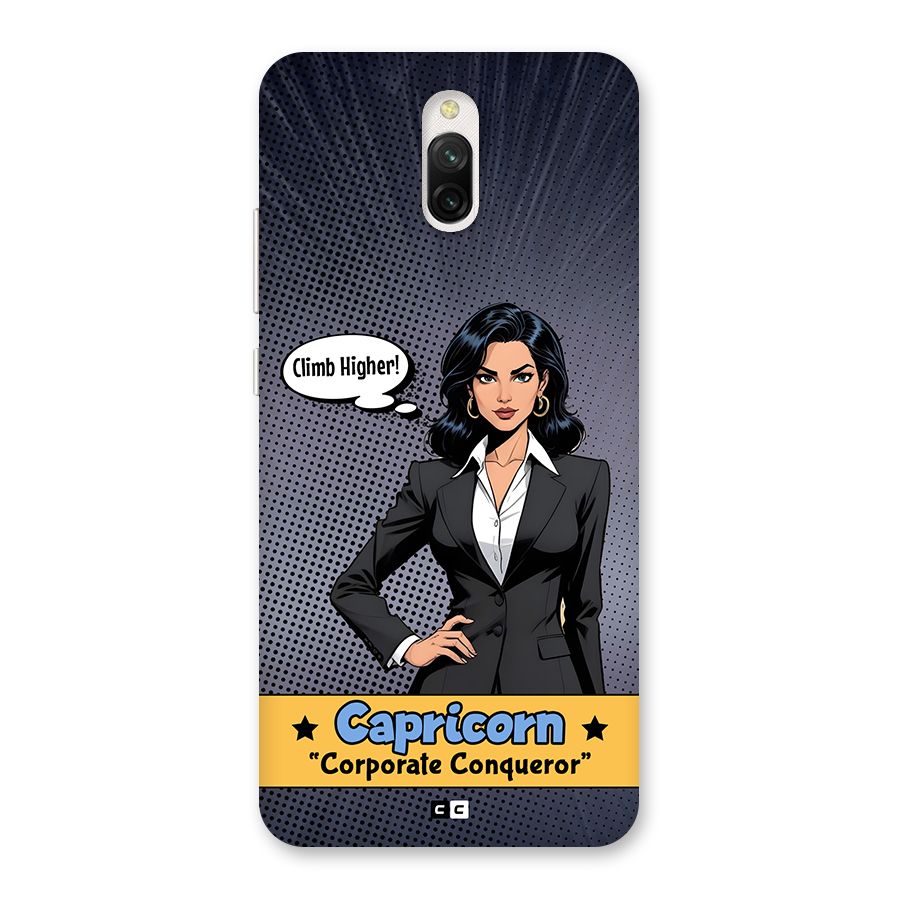 Conqueror Capricorn Back Case for Redmi 8A Dual