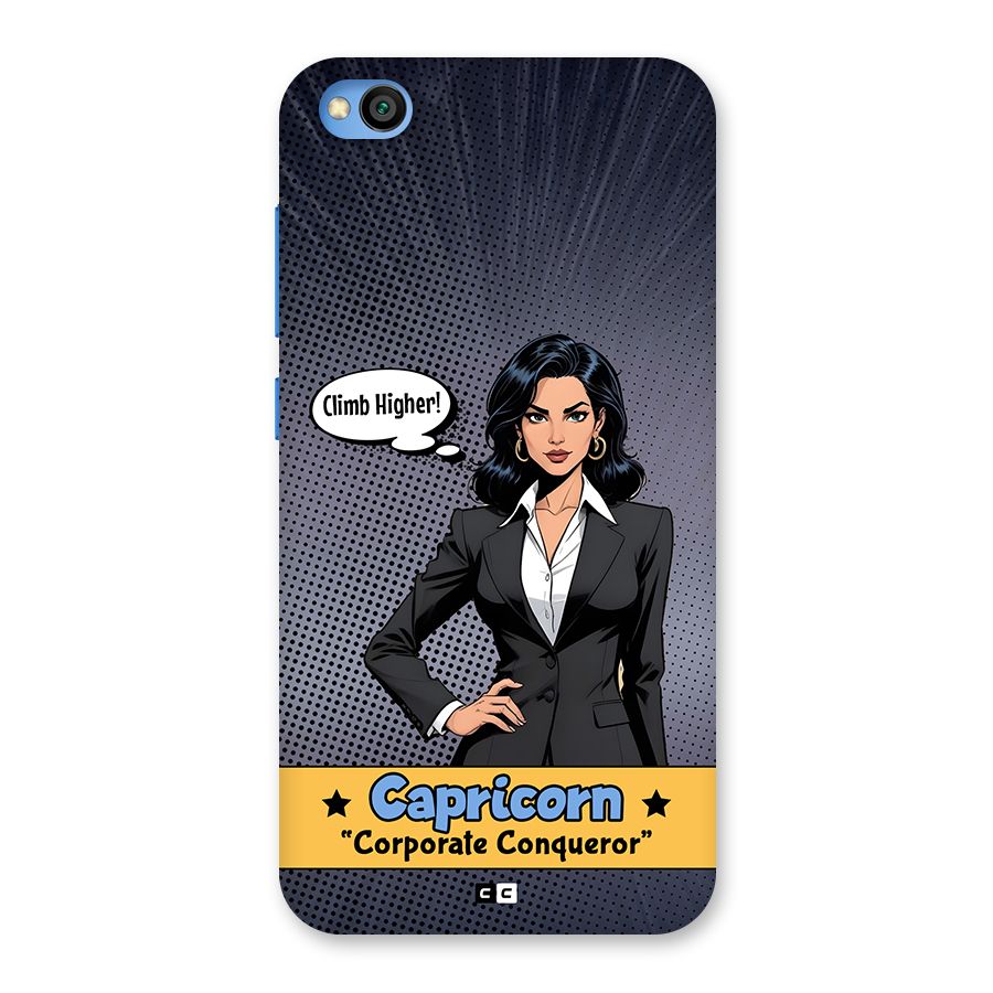 Conqueror Capricorn Back Case for Redmi Go