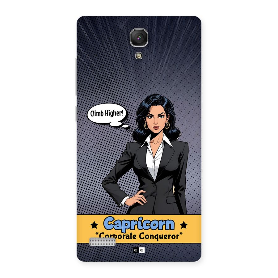 Conqueror Capricorn Back Case for Redmi Note Prime