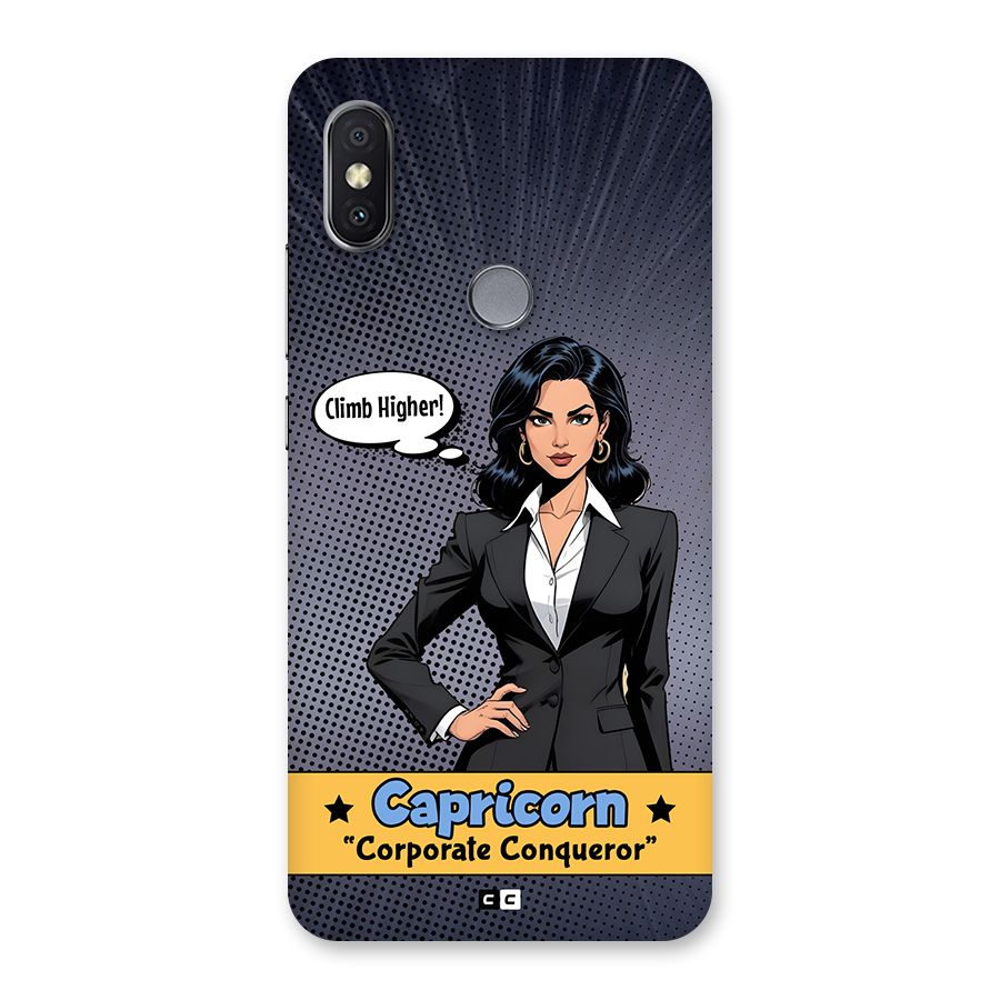 Conqueror Capricorn Back Case for Redmi Y2