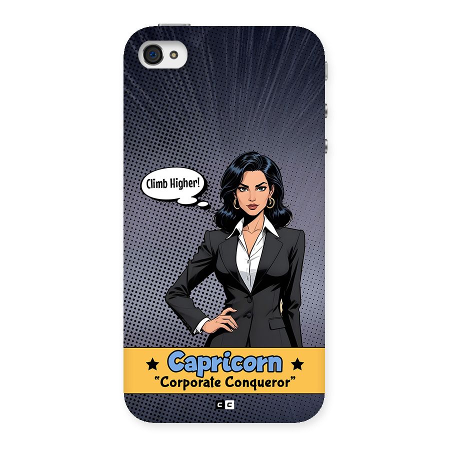 Conqueror Capricorn Back Case for iPhone 4 4s