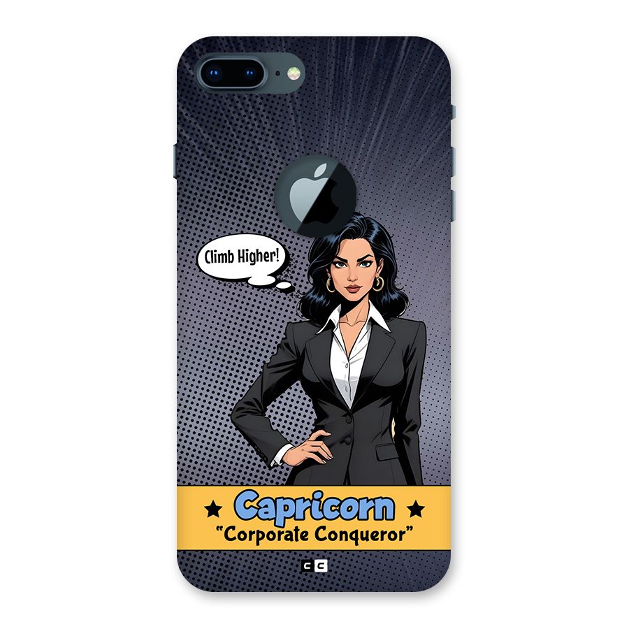 Conqueror Capricorn Back Case for iPhone 7 Plus Logo Cut