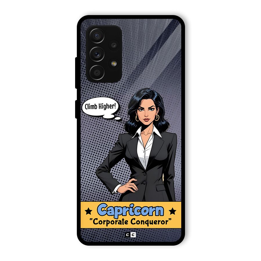 Conqueror Capricorn Glass Back Case for Galaxy A53 5G
