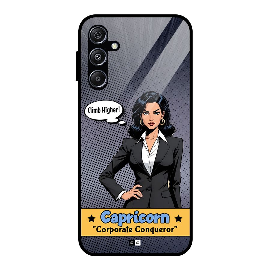 Conqueror Capricorn Glass Back Case for Galaxy M34 5G
