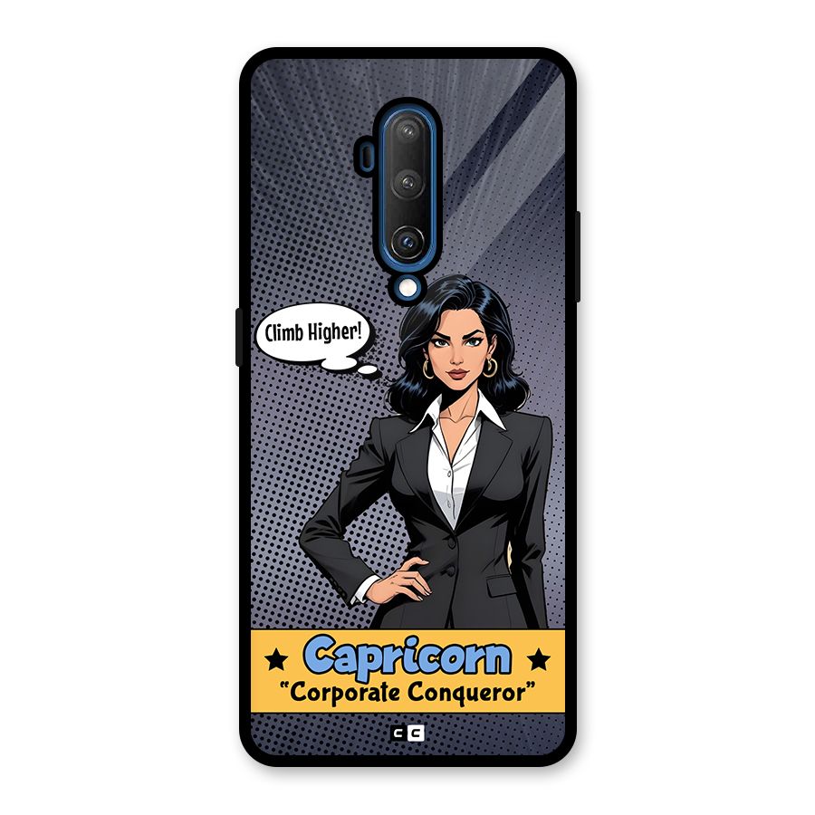Conqueror Capricorn Glass Back Case for OnePlus 7T Pro