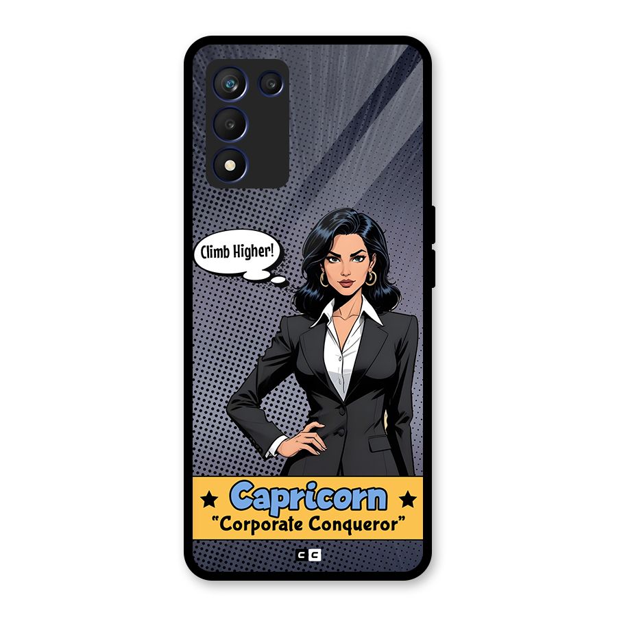 Conqueror Capricorn Glass Back Case for Realme 9 5G Speed