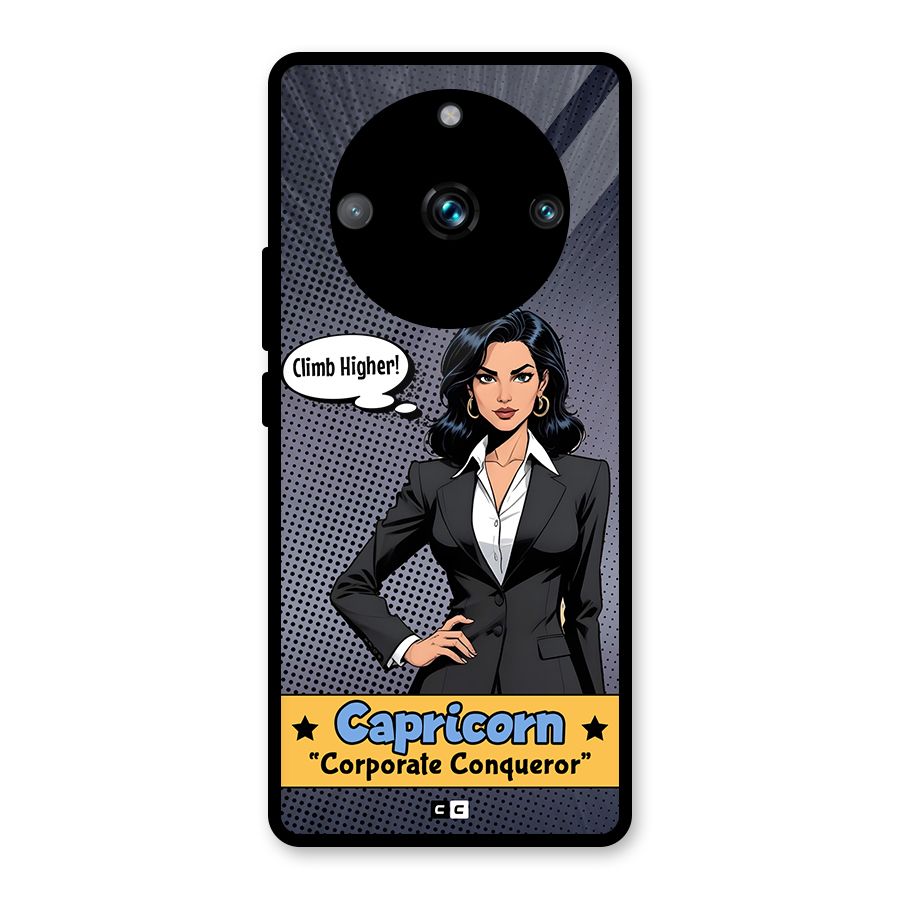 Conqueror Capricorn Glass Back Case for Realme Narzo 60 Pro