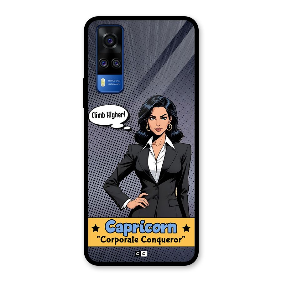 Conqueror Capricorn Glass Back Case for Vivo Y51