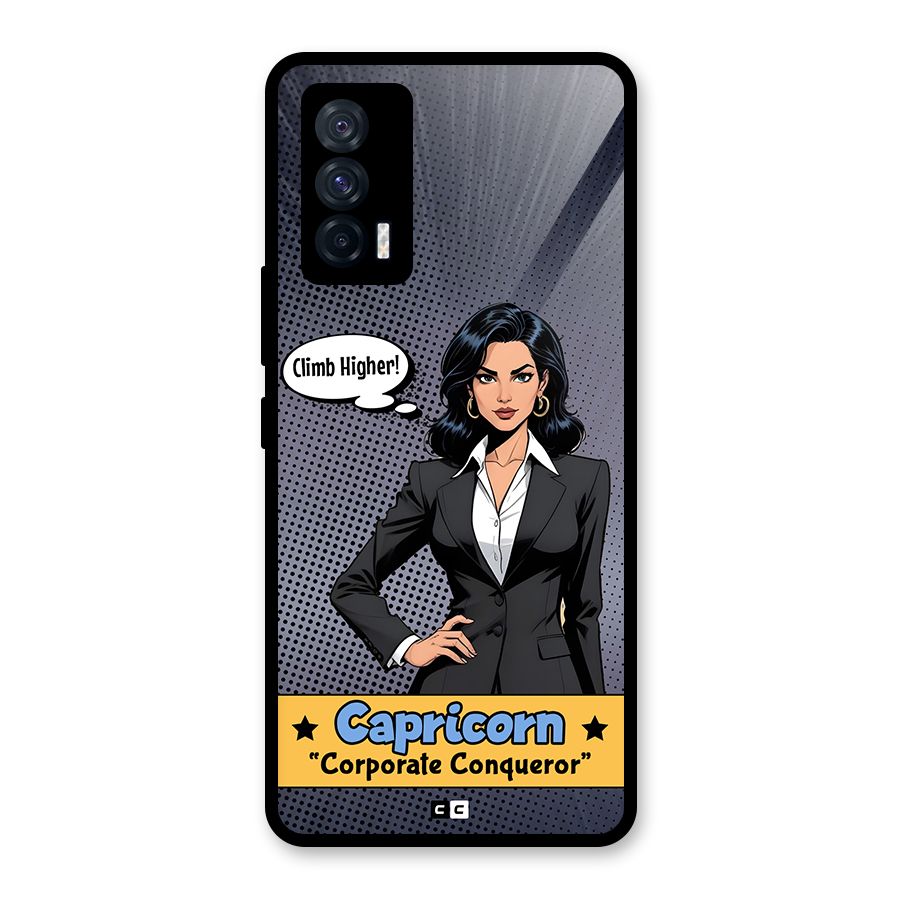 Conqueror Capricorn Glass Back Case for Vivo iQOO 7 5G