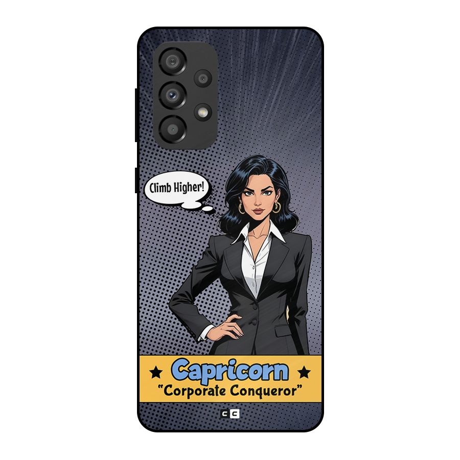 Conqueror Capricorn Metal Back Case for Galaxy A33 5G