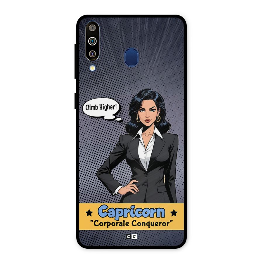 Conqueror Capricorn Metal Back Case for Galaxy M30