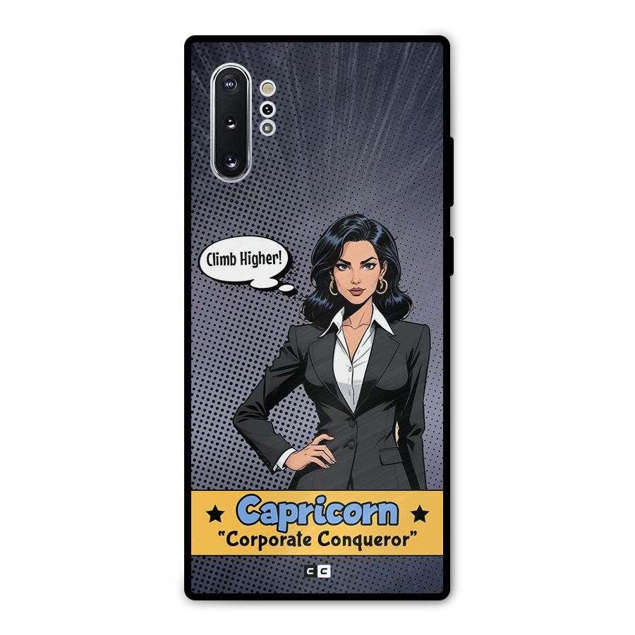 Conqueror Capricorn Metal Back Case for Galaxy Note 10 Plus