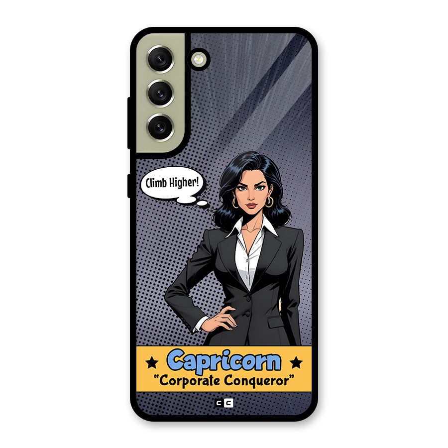 Conqueror Capricorn Metal Back Case for Galaxy S21 FE 5G (2023)
