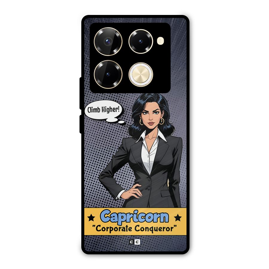 Conqueror Capricorn Metal Back Case for Infinix Note 40 Pro