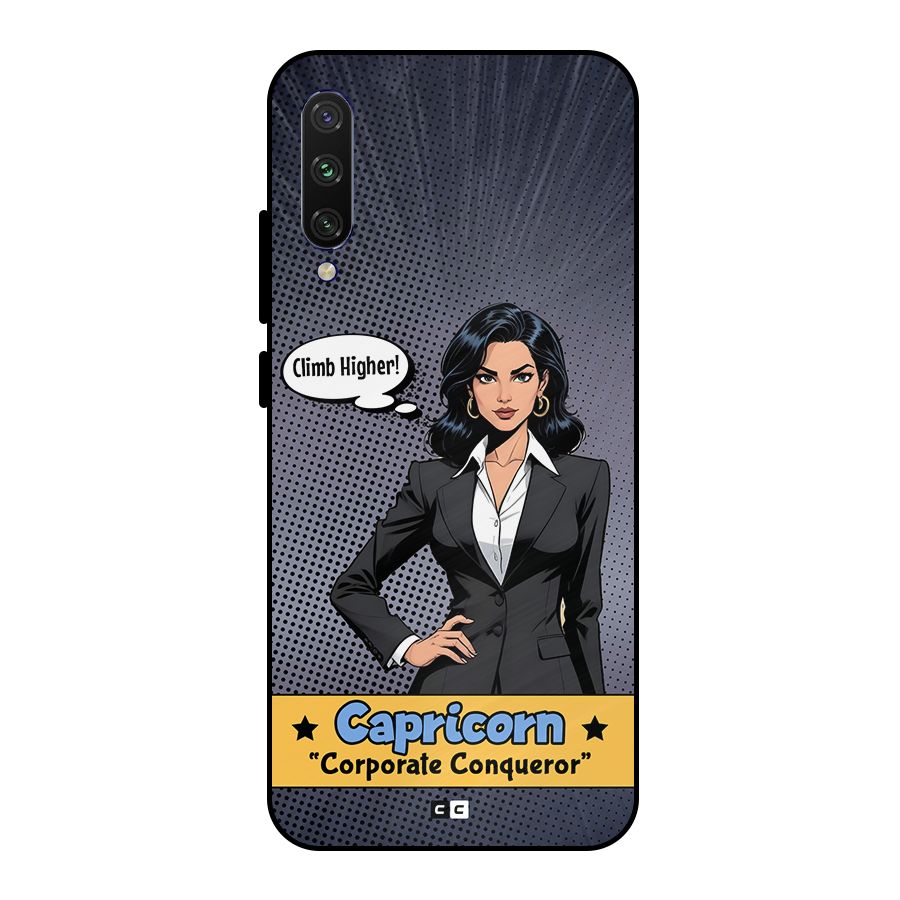 Conqueror Capricorn Metal Back Case for Mi A3