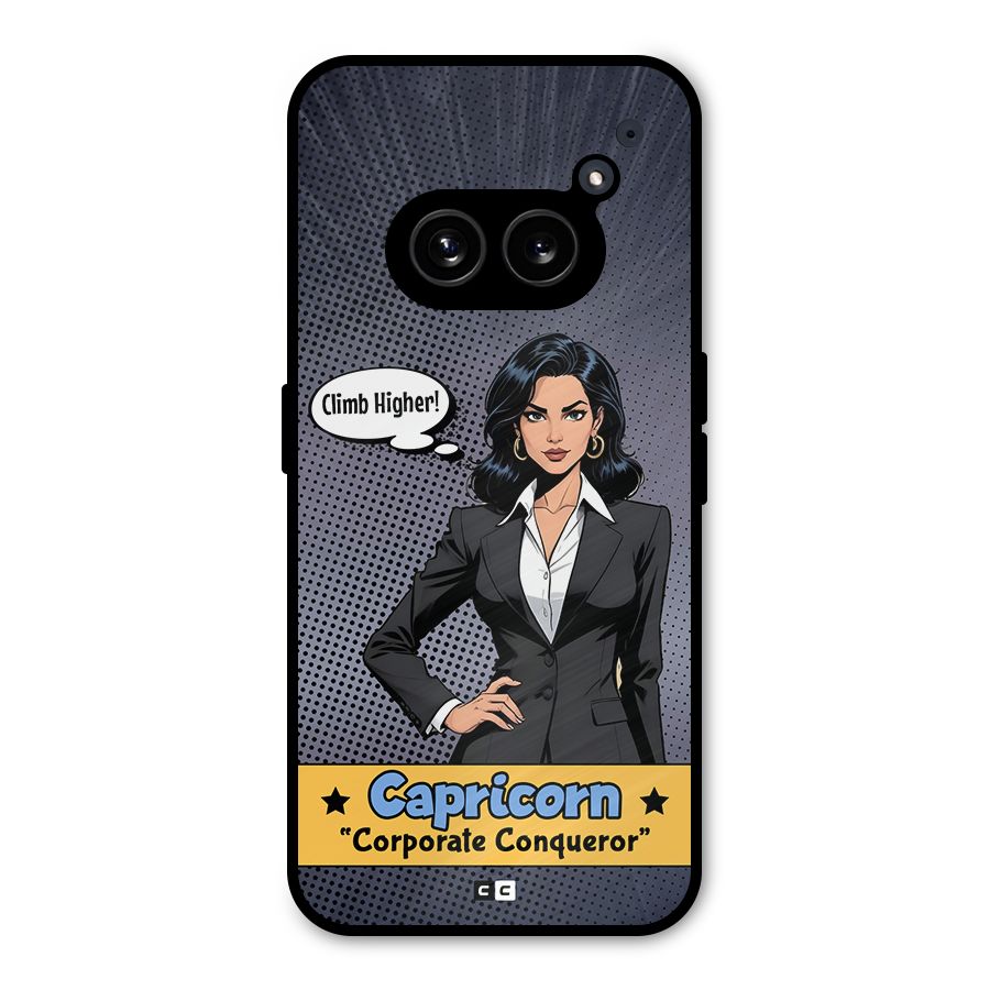 Conqueror Capricorn Metal Back Case for Nothing Phone 2a